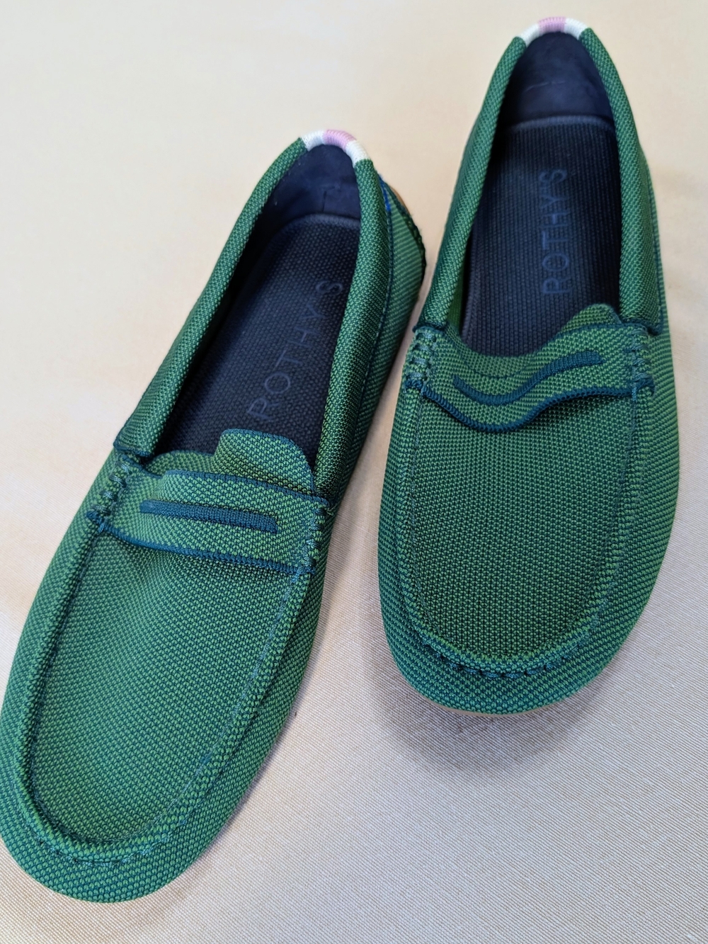 Rothy's The Driver Loafer | Basil Green | EUC | 10.5